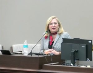 Dawn Carter discusses Certificate of Need reform in a live stream presentation for NC lawmakers